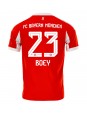 Moški Nogometna dresi replika Bayern Munich Sacha Boey #23 Domači 2025-26 Kratek rokav